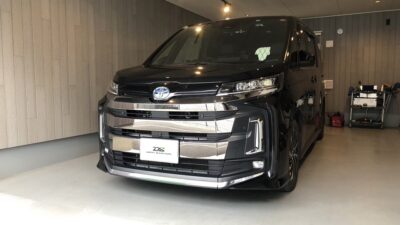 【海老名市】トヨタ・ノア　フロントガラス飛び石キズ修理(車検対応)