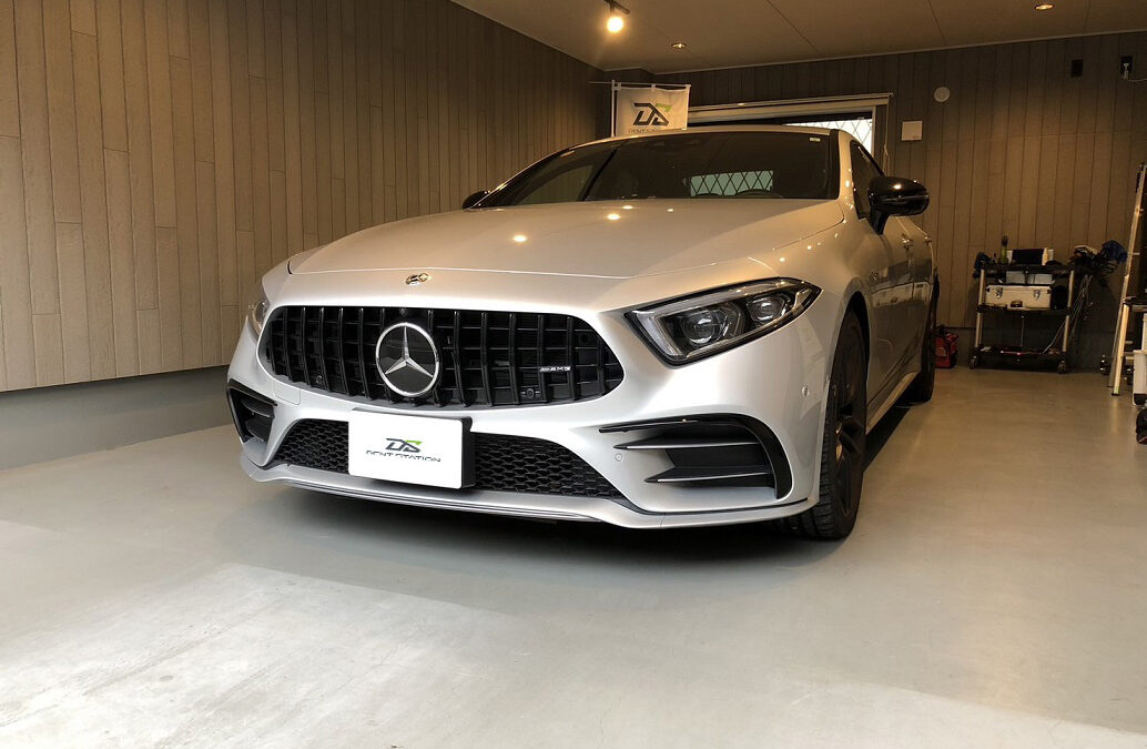【横浜市】メルセデス・ベンツAMG CLS 53 4MATIC+　フロントガラス飛び石リペア（交換回避）