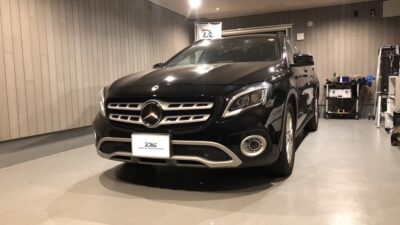 【海老名市】メルセデス・ベンツ CLA　フロントガラス飛び石修理