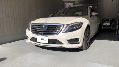 【平塚市】メルセデス・ベンツ Sクラス　フロントガラス 飛び石 修理