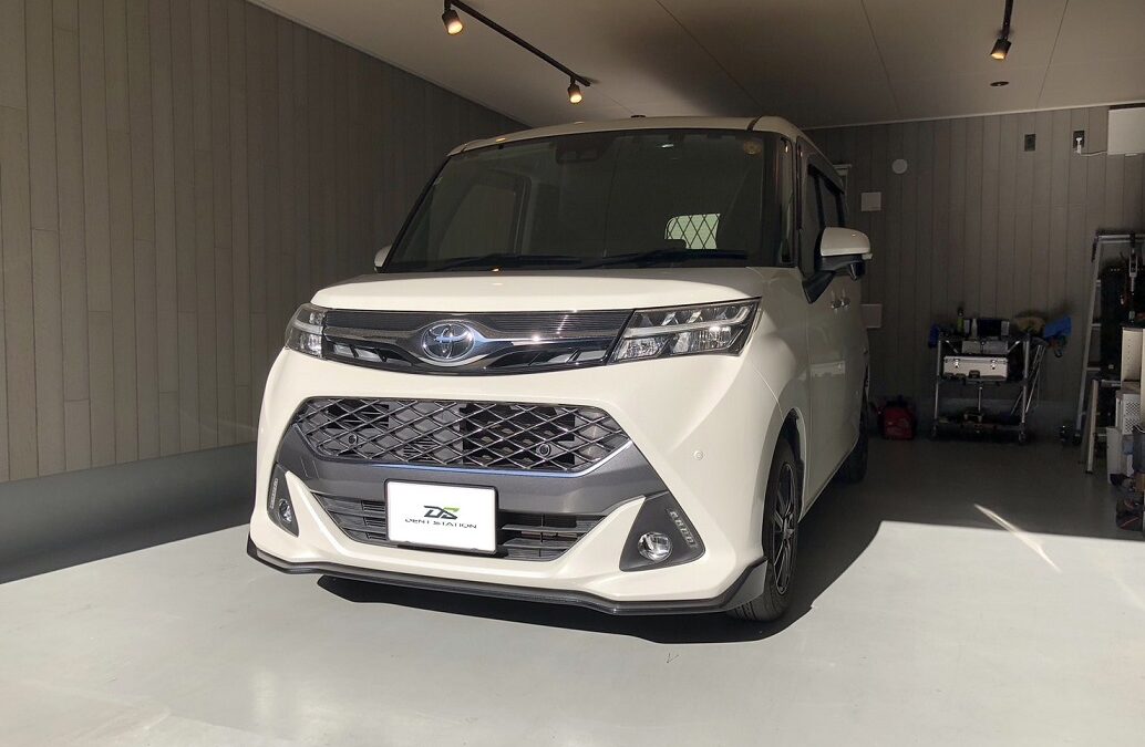【大和市】トヨタ・タンク　フロントガラス 飛び石 修理