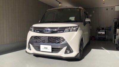 【大和市】トヨタ・タンク　フロントガラス 飛び石 修理