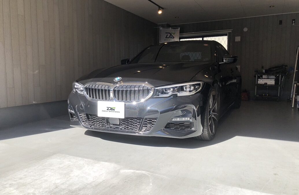 【藤沢市】BMW・3シリーズ　フロントガラス ヒビ割れ 修理