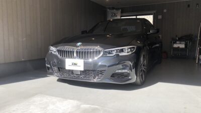【藤沢市】BMW・3シリーズ　フロントガラス ヒビ割れ 修理