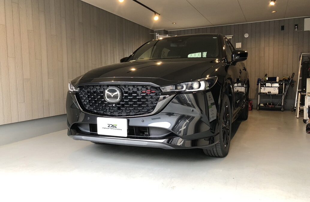 【座間市】マツダ・CX-5　フロントガラス 飛び石 修理