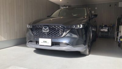 【海老名市】マツダ・CX-5　フロントガラス 飛び石 ヒビ修理