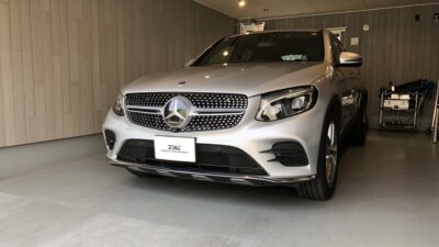 【横浜市】メルセデス・ベンツCLCクーペ　フロントガラス 飛び石 修理